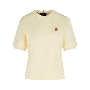 Moncler Grenoble Ivory Cotton T-Shirt - NWT